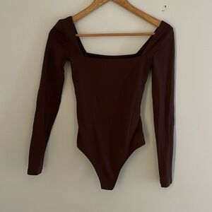 Aritzia Brown Bodysuit